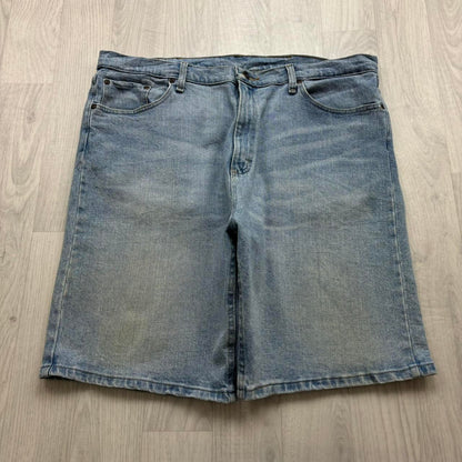 VINTAGE 00s WRANGLER BAGGY LOOSE JORTS LIGHT BLUE