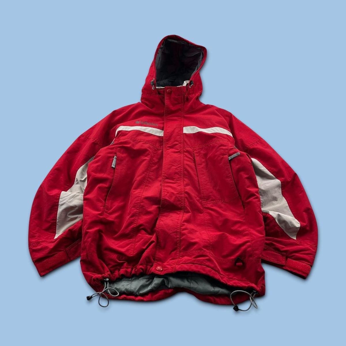 VINTAGE Y2K COLUMBIA TECHNICAL SKI JACKET RED