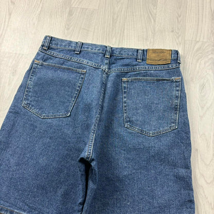 VINTAGE 00s WRANGLER BAGGY LOOSE JORTS BLUE