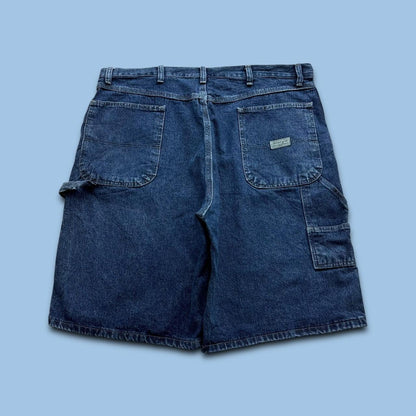 VINTAGE 00s WRANGLER BAGGY LOOSE CARPENTER JORTS NAVY