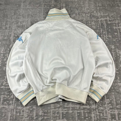 VINTAGE Y2K KAPPA ITALY SPORTY TRACKSUIT JACKET WHITE / LIGHT BLUE