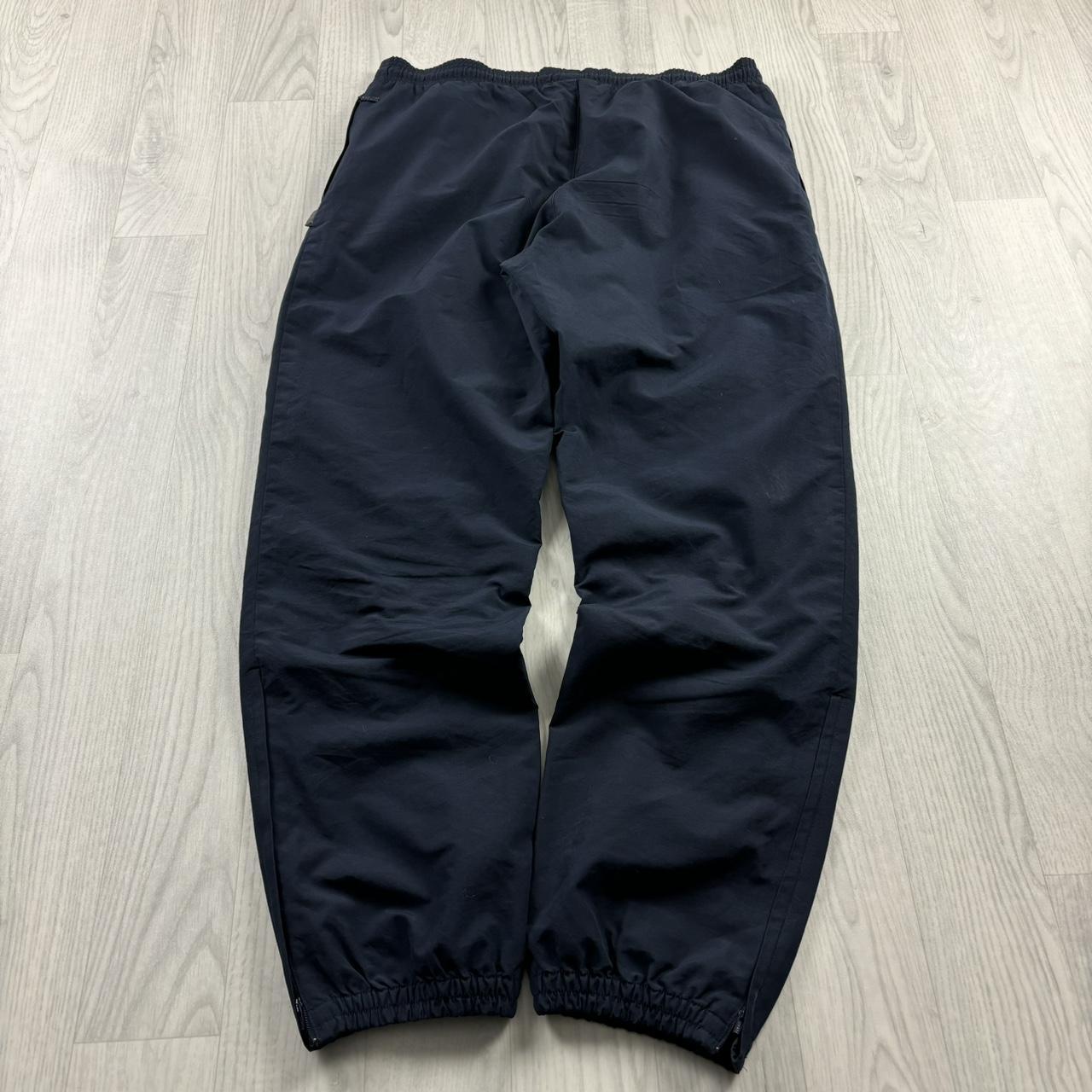 VINTAGE Y2K ADIDAS BAGGY TRACKSUIT BOTTOMS NAVY