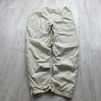 VINTAGE Y2K NIKE BAGGY TRACKSUIT BOTTOMS CREAM