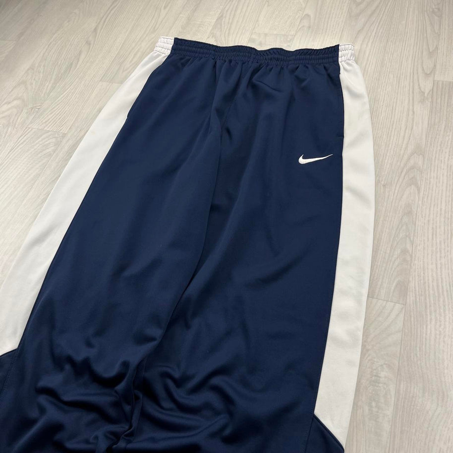 VINTAGE Y2K NIKE BAGGY TRACKSUIT BOTTOMS NAVY