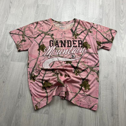 VINTAGE Y2K REALTREE T SHIRT CAMO PINK