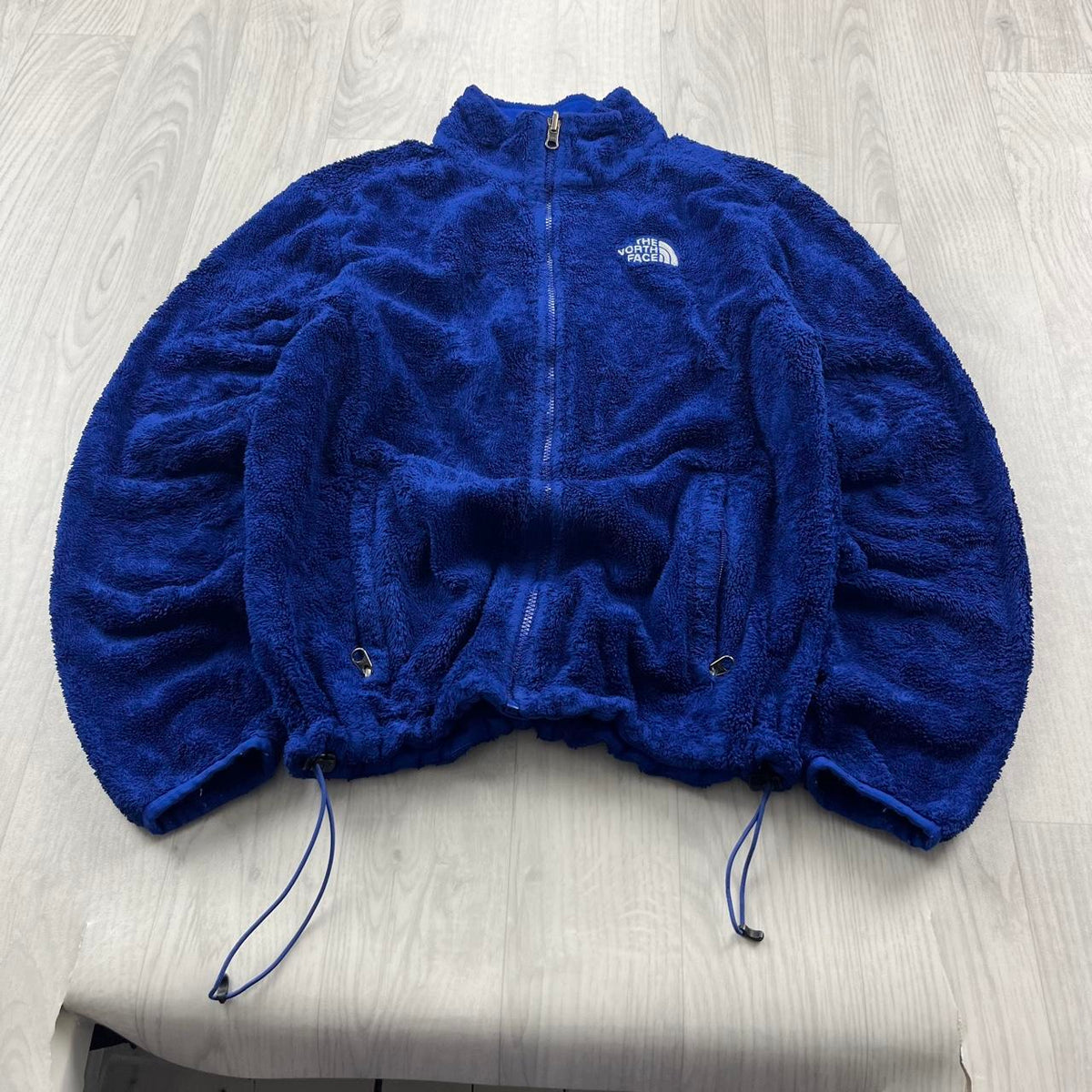 VINTAGE Y2K THE NORTH FACE FLEECE ZIP UP JACKET BLUE