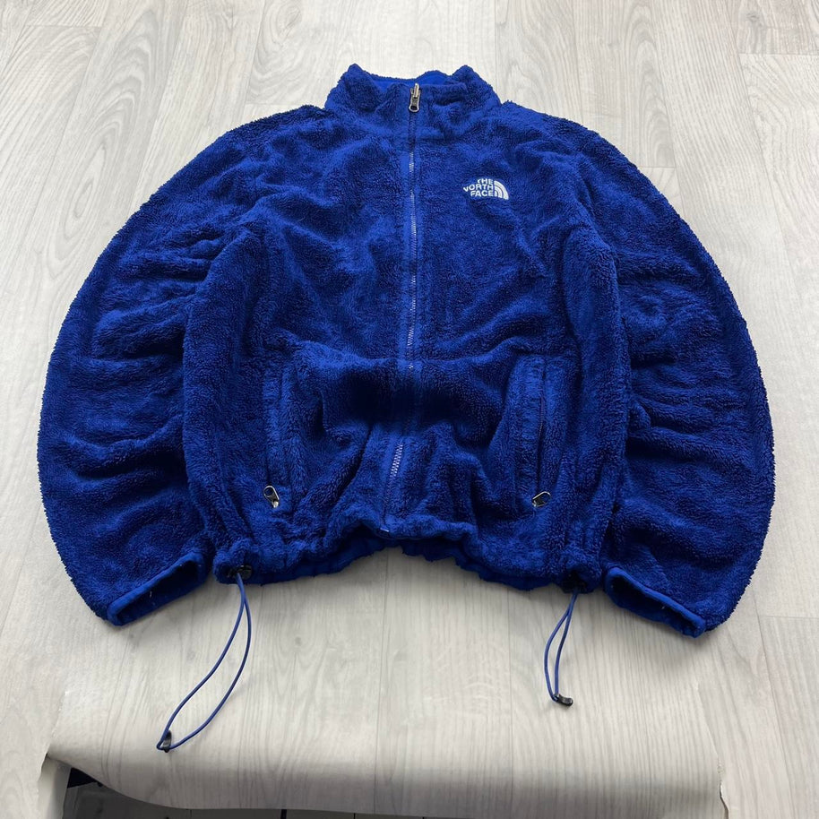 VINTAGE Y2K THE NORTH FACE FLEECE ZIP UP JACKET BLUE