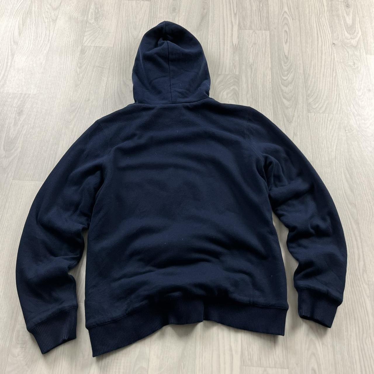 VINTAGE Y2K TOMMY HILFIGER ZIP HEAVY HOODIE NAVY