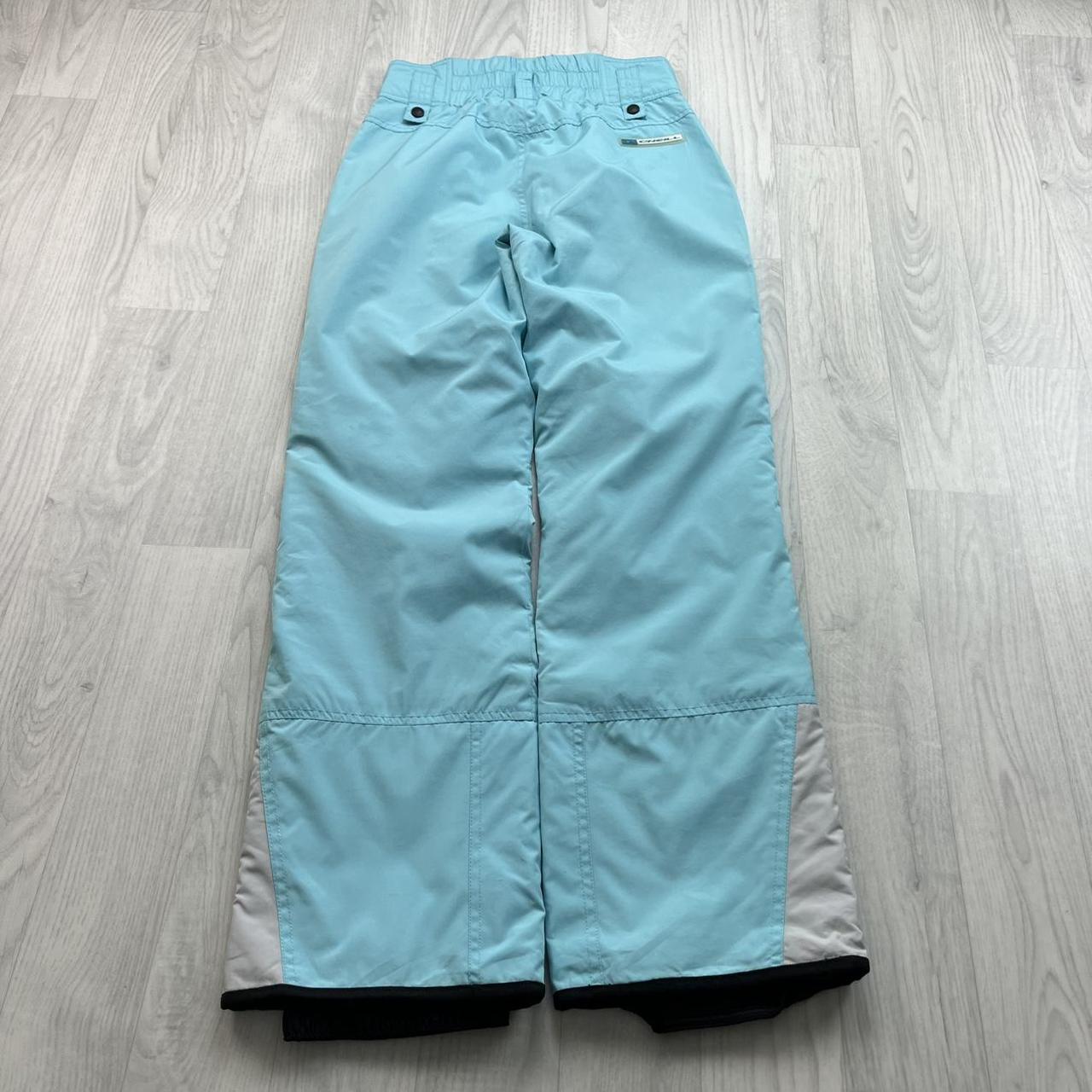 VINTAGE Y2K ONEILL BAGGY SKI PANTS SALOPETTES LIGHT BLUE