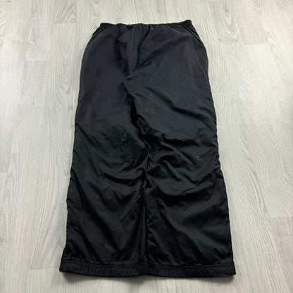 VINTAGE Y2K ADIDAS WIDE LEG BAGGY TRACKSUIT BOTTOMS BLACK