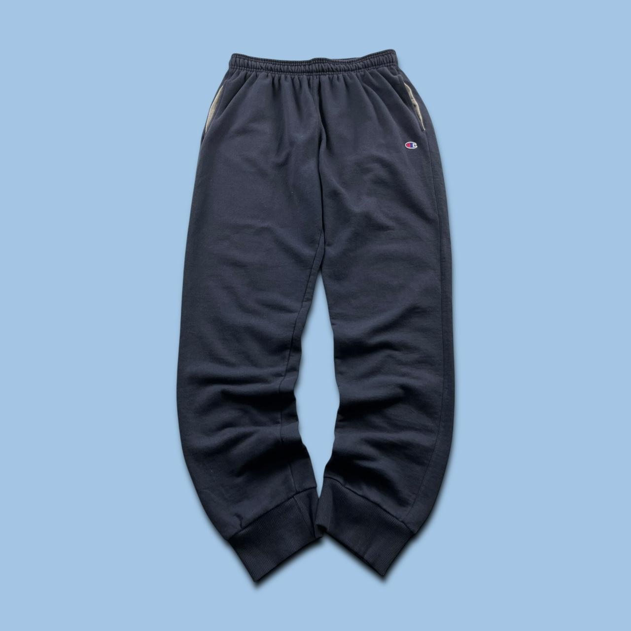 VINTAGE 00s CHAMPION BAGGY COTTON SWEATPANTS NAVY