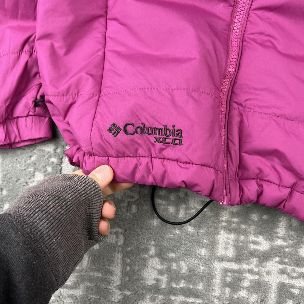 VINTAGE 00s COLUMBIA PUFFER JACKET PINK