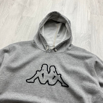 VINTAGE Y2K KAPPA HOODIE GREY
