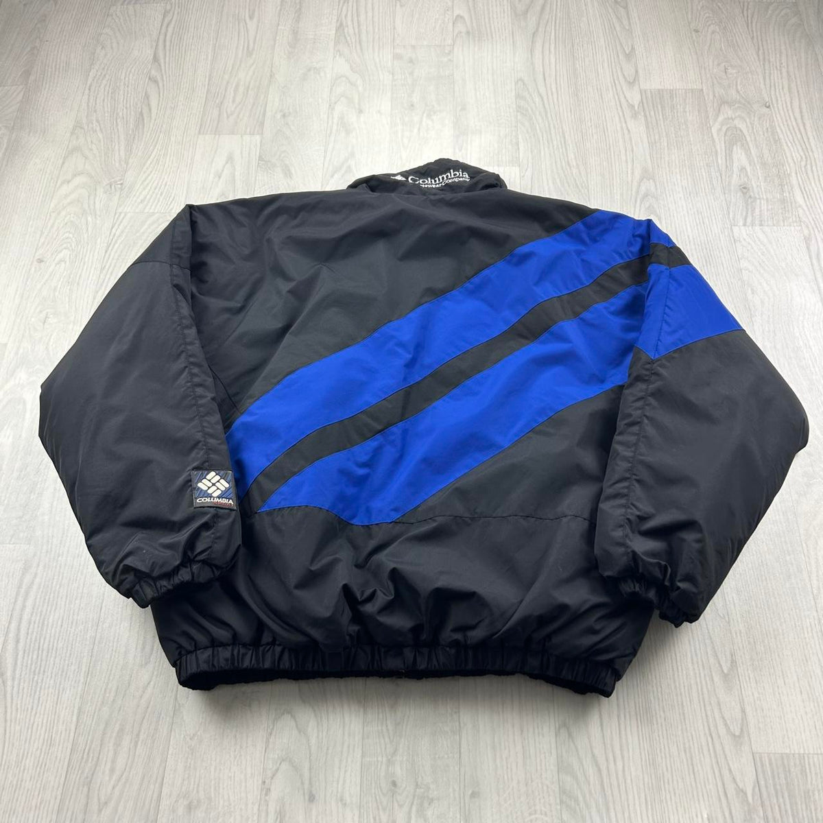 VINTAGE Y2K COLUMBIA PADDED UTILITY PUFFER JACKET BLACK