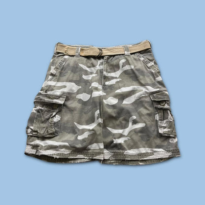 VINTAGE Y2K BAGGY LOOSE CAMO CARGO SHORTS