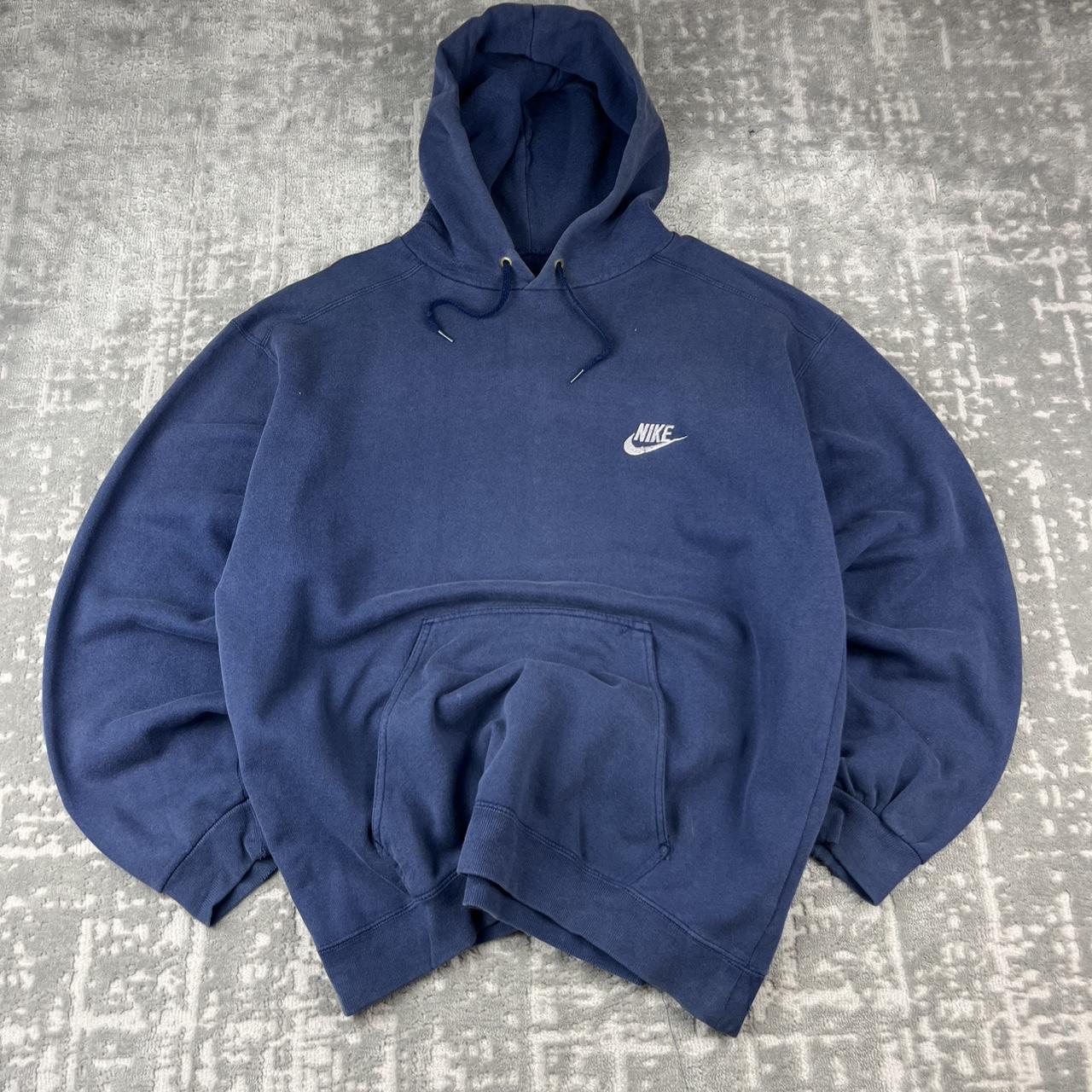 VINTAGE 90s NIKE HOODIE NAVY