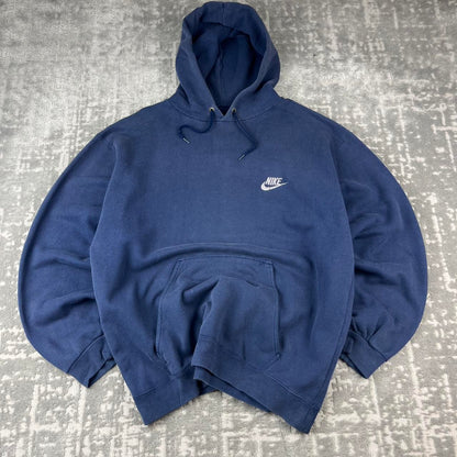 VINTAGE 90s NIKE HOODIE NAVY