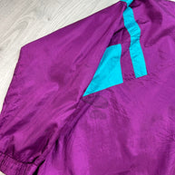 VINTAGE 90s ADIDAS FUNKY WINDBREAKER JACKET PURPLE