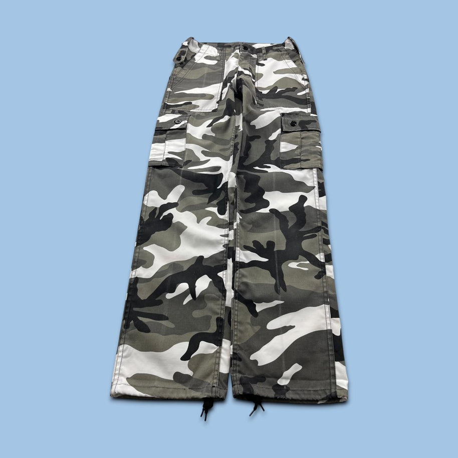 VINTAGE UTILITY BAGGY CAMO CARGO PANTS