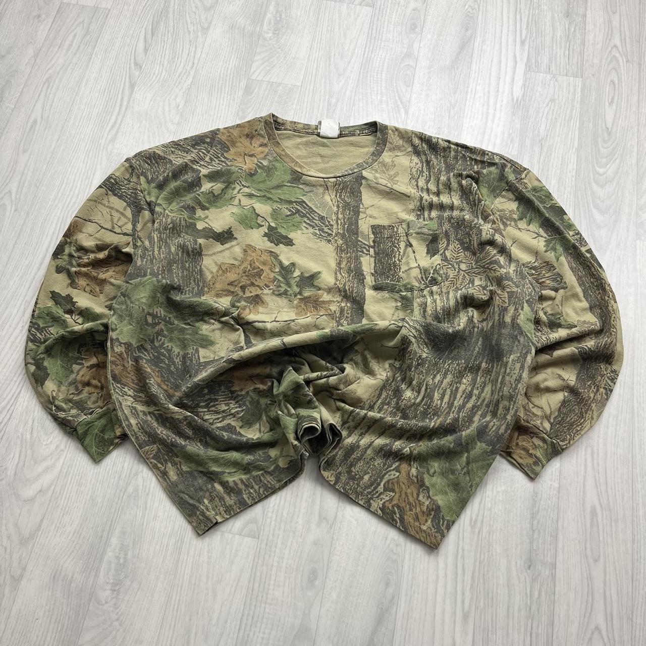 VINTAGE Y2K JERZEES REALTREE LONG SLEEVE T SHIRT CAMO