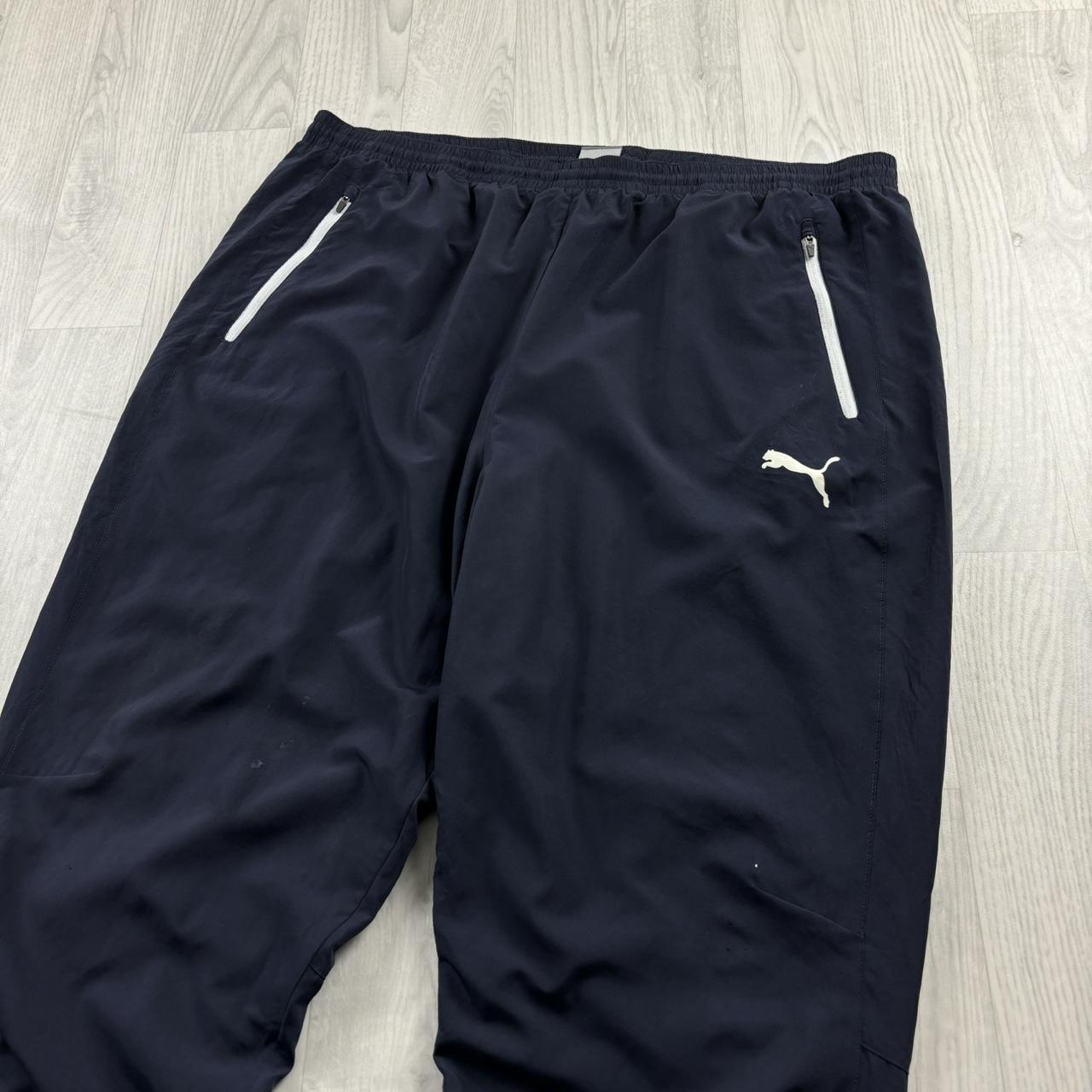 VINTAGE Y2K PUMA BAGGY TRACKSUIT BOTTOMS NAVY