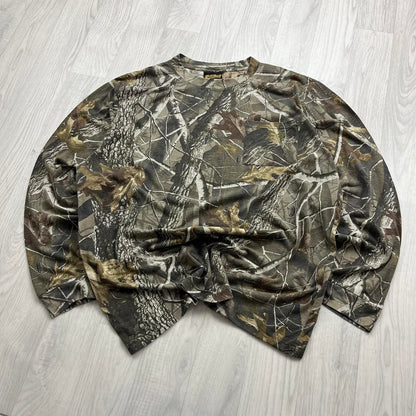 VINTAGE Y2K REALTREE LONG SLEEVE T SHIRT CAMO