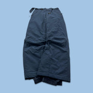 VINTAGE Y2K COLUMBIA BAGGY SKI PANTS SALOPETTES NAVY