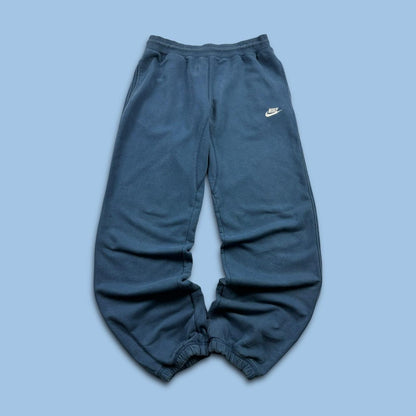 VINTAGE 00s NIKE BAGGY COTTON SWEATPANTS BLUE