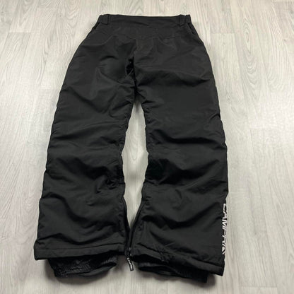 VINTAGE Y2K CAMPRI BAGGY SKI PANTS SALOPETTES BLACK