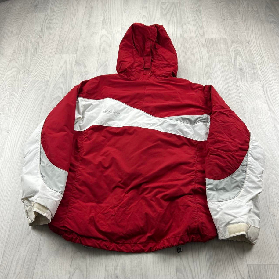 VINTAGE Y2K COLUMBIA TECHNICAL UTILITY SKI JACKET RED