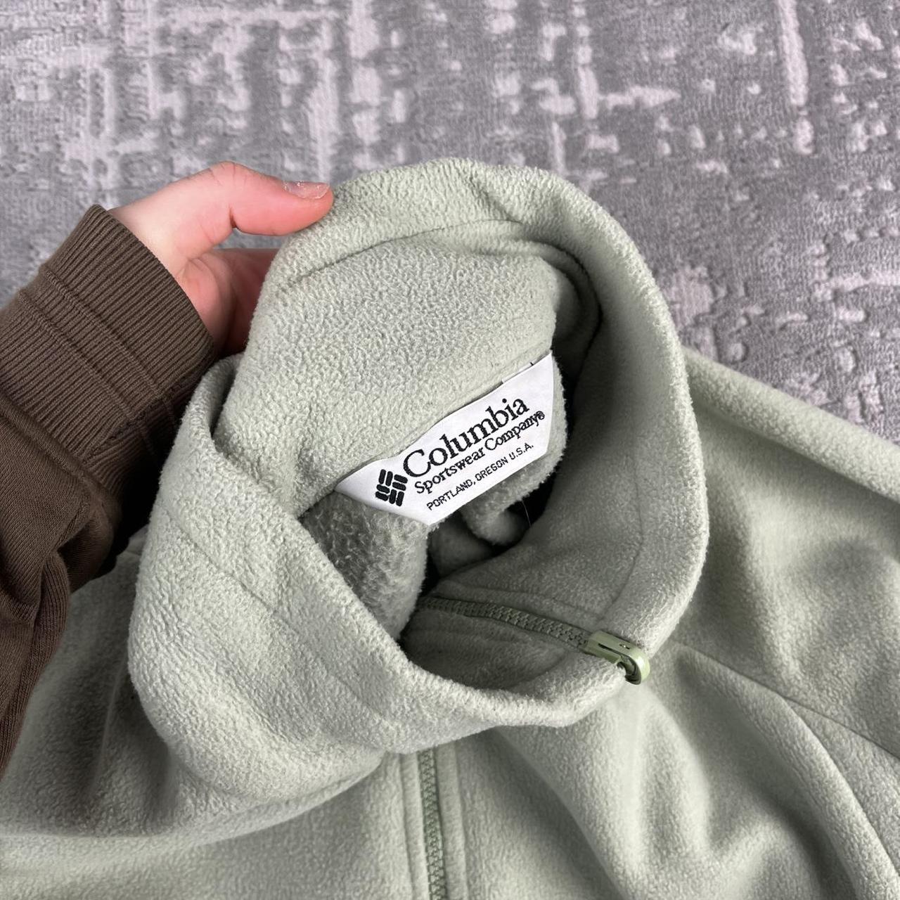 VINTAGE 00s COLUMBIA TECHNICAL FLEECE JACKET BEIGE