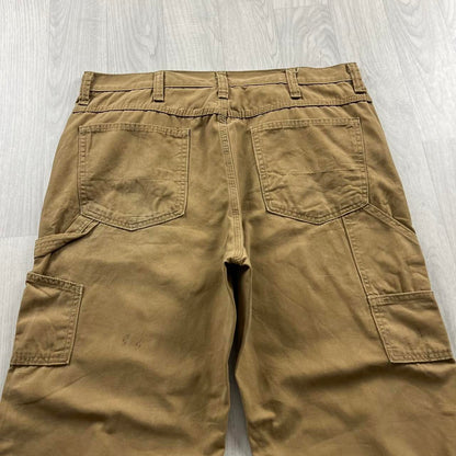 VINTAGE FADED GLORY BAGGY CARPENTER JEANS TAN