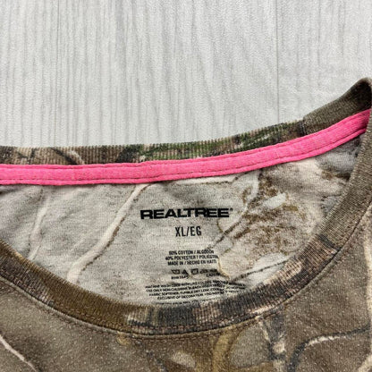 VINTAGE Y2K REALTREE BABY TEE CAMO
