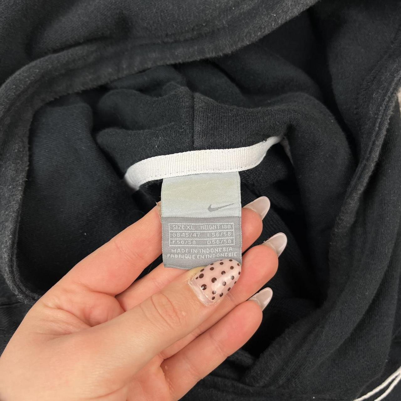 VINTAGE Y2K NIKE AIR SPELL OUT HOODIE BLACK