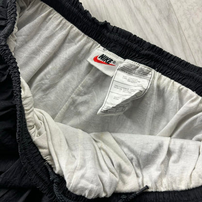 VINTAGE 90s NIKE BAGGY TRACKSUIT BOTTOMS BLACK