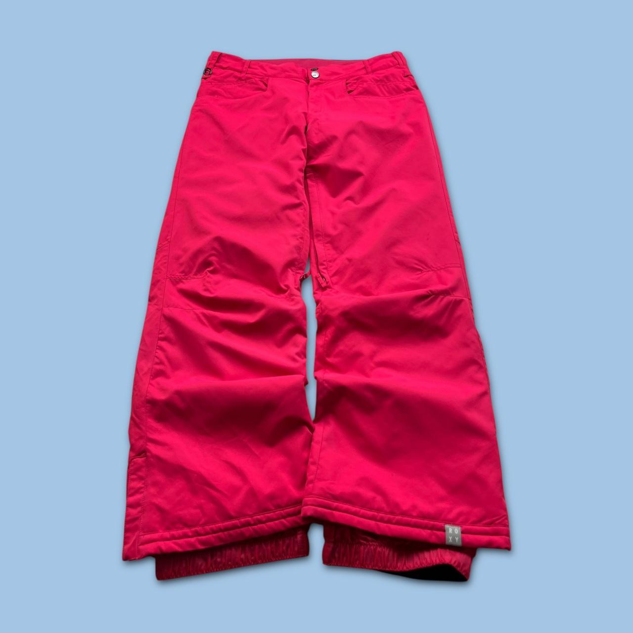 VINTAGE Y2K ROXY BAGGY SKI PANTS SALOPETTES PINK