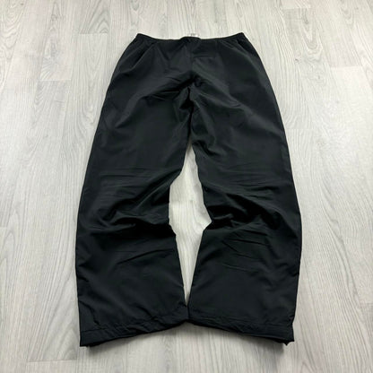 VINTAGE Y2K ADIDAS LOW RISE BAGGY TRACKSUIT BOTTOMS BLACK