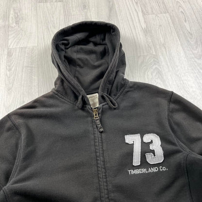 VINTAGE Y2K TIMBERLAND ZIP HOODIE BROWN