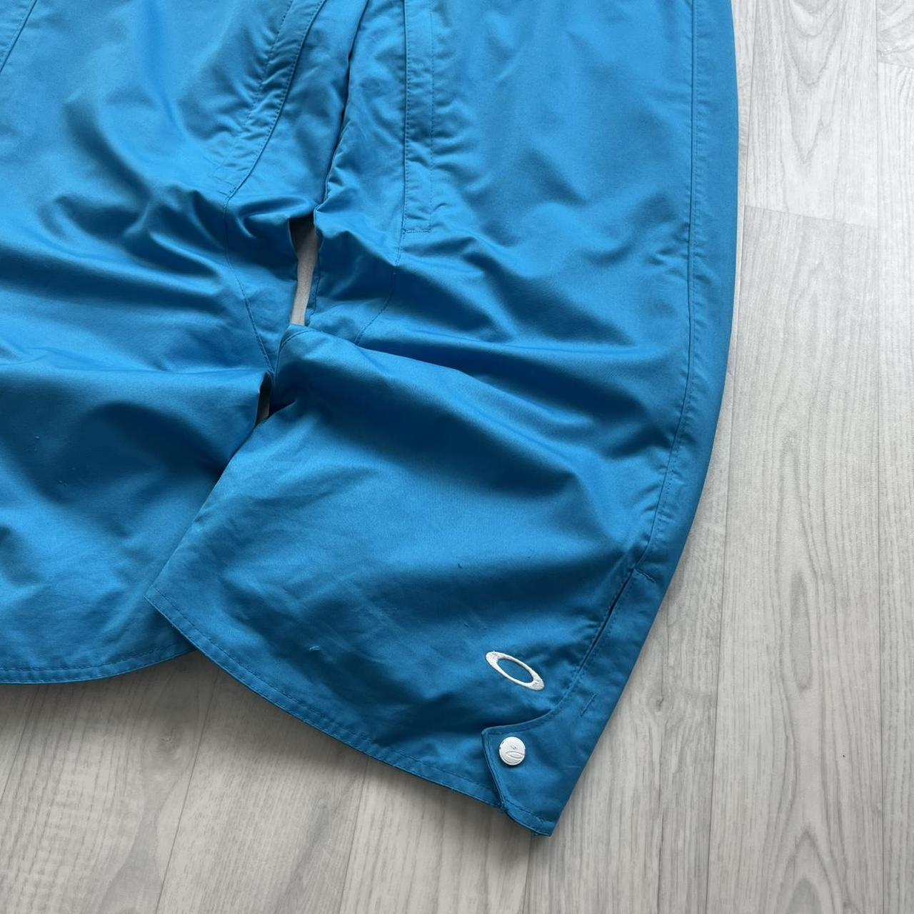 VINTAGE Y2K OAKLEY LOW RISE BAGGY SKI PANTS SALOPETTES BLUE