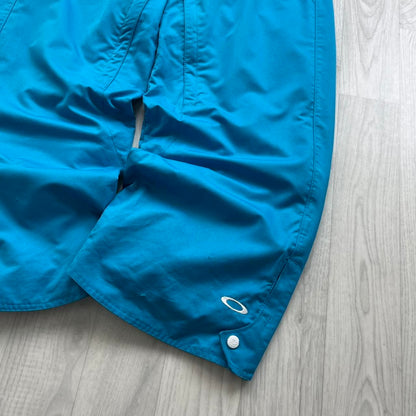 VINTAGE Y2K OAKLEY LOW RISE BAGGY SKI PANTS SALOPETTES BLUE