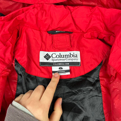VINTAGE 00s COLUMBIA TECHNICAL WATERPROOF JACKET RED