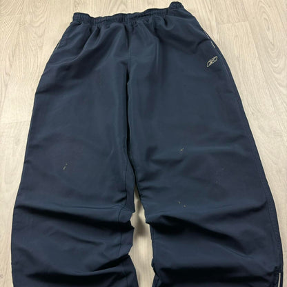 VINTAGE Y2K REEBOK BAGGY TRACKSUIT BOTTOMS NAVY