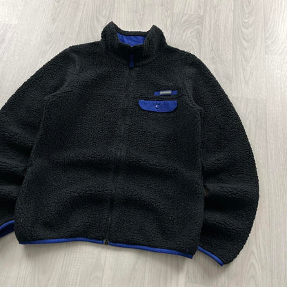 VINTAGE Y2K COLUMBIA ZIP UP SHERPA FLEECE BLACK