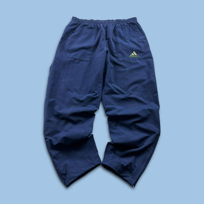 VINTAGE Y2K ADIDAS BAGGY TRACKSUIT BOTTOMS NAVY