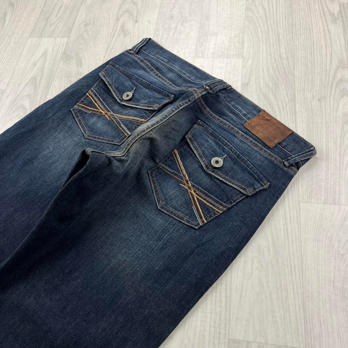 VINTAGE Y2K LUCKY BRAND BAGGY JEANS NAVY BLUE
