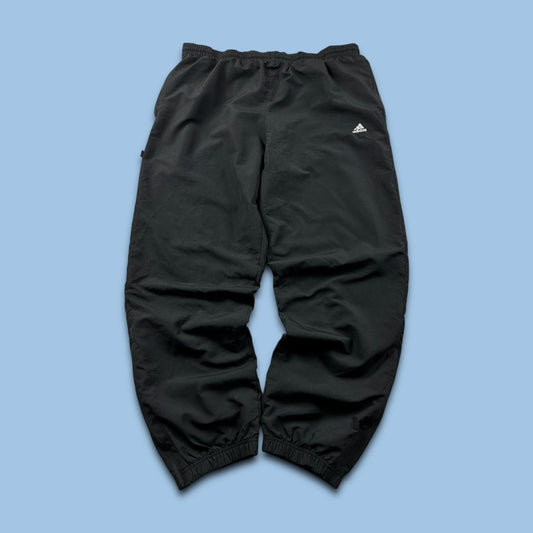 VINTAGE Y2K ADIDAS BAGGY TRACKSUIT BOTTOMS BLACK