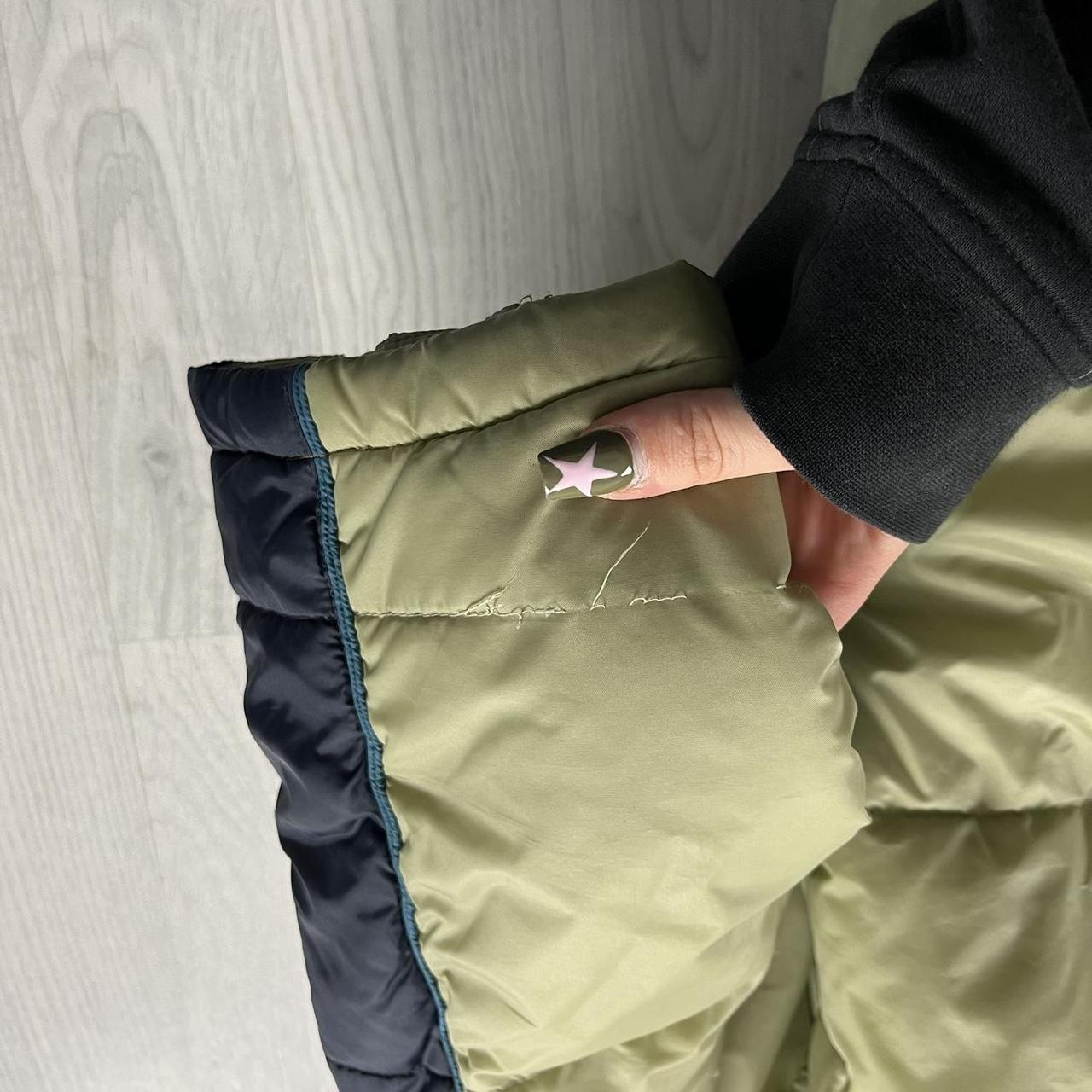 VINTAGE Y2K UMBRO PUFFER JACKET GREEN