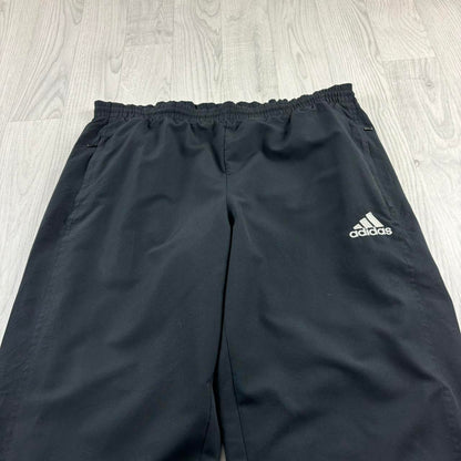 VINTAGE Y2K ADIDAS BAGGY TRACKSUIT BOTTOMS BLACK