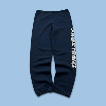 VINTAGE RUSSELL ATHLETIC COLLEGE BAGGY COTTON SWEATPANTS NAVY