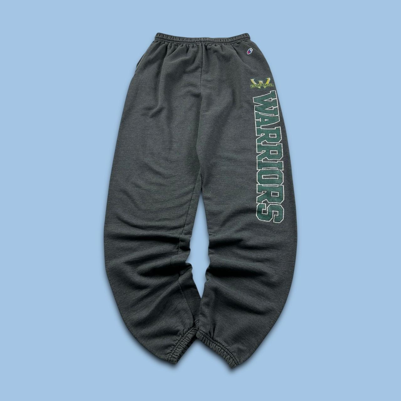 VINTAGE 00s CHAMPION BAGGY COTTON SWEATPANTS CHARCOAL GREY